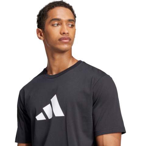 Koszulka męska adidas Future Icons Three Bar Tee czarna JI8770 L Adidas
