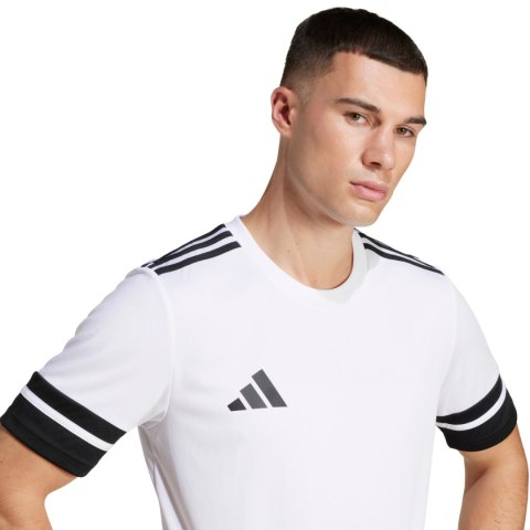 Koszulka męska adidas Squadra 25 biało-czarna JG5835 L Adidas teamwear