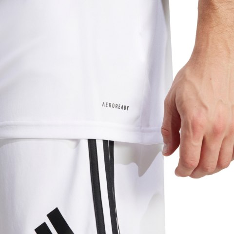 Koszulka męska adidas Squadra 25 biało-czarna JG5835 L Adidas teamwear