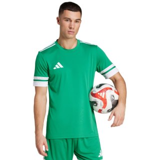 Koszulka męska adidas Squadra 25 zielono-biała JN7485 S Adidas teamwear