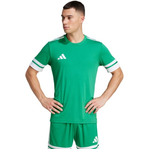 Koszulka męska adidas Squadra 25 zielono-biała JN7485 S Adidas teamwear