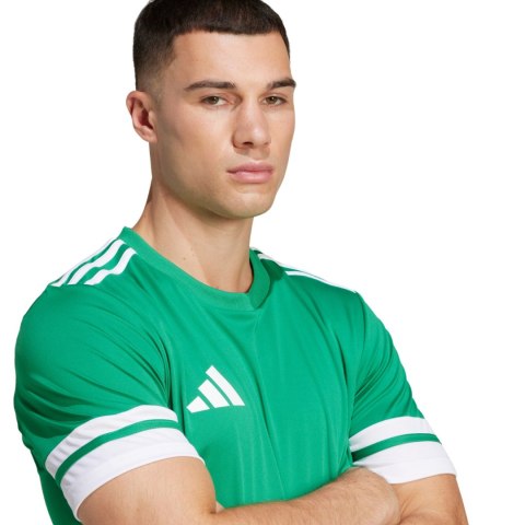 Koszulka męska adidas Squadra 25 zielono-biała JN7485 S Adidas teamwear
