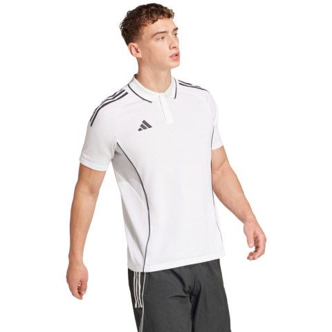 Koszulka męska adidas Tiro 25 Competition Polo biała JY1807 S Adidas teamwear