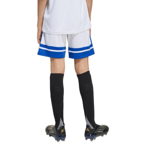 Spodenki dla dzieci adidas Squadra 25 biało-niebieskie JJ2425 164cm Adidas teamwear