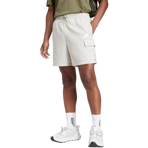 Spodenki męskie adidas Essentials Small Logo Cargo Chelsea białe JD1828 S Adidas