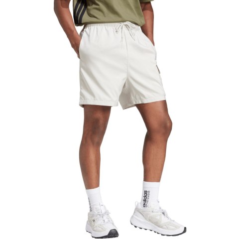 Spodenki męskie adidas Essentials Small Logo Cargo Chelsea białe JD1828 S Adidas