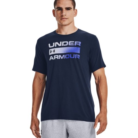 Koszulka męska Under Armour Team Issue Wordmarsk SS granatowa 1329582 408 L Under Armour
