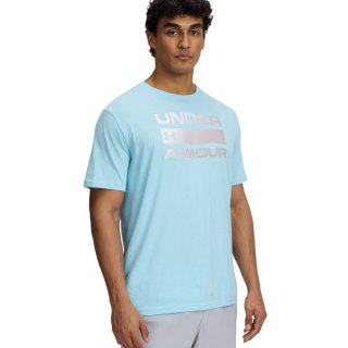 Koszulka męska Under Armour Team Issue Wordmarsk SS jasno-niebieska 1329582 494 S Under Armour