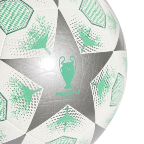 Piłka nożna adidas UCL Club 24/25 Knockout Stages biało-zielono-szara JH1283 5 Adidas teamwear