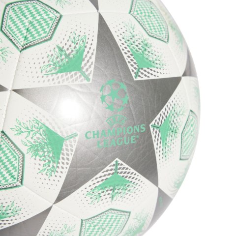Piłka nożna adidas UCL Club 24/25 Knockout Stages biało-zielono-szara JH1283 5 Adidas teamwear