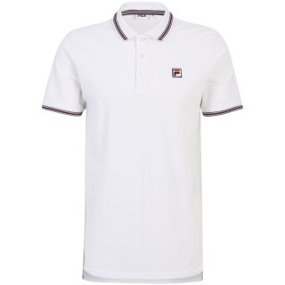 Koszulka męska polo Fila Lubbeek biała FAM0898 10001 2XL Fila