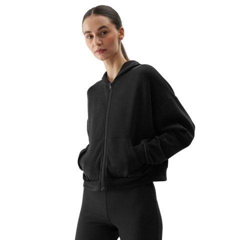 Bluza damska 4F F1002 głęboka czerń 4FWSS24TSWSF1002 20S 4F Bluza damska 4F F1002 głęboka czerń 4FWSS24TSWSF1002 20S 4F