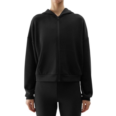 Bluza damska 4F F1002 głęboka czerń 4FWSS24TSWSF1002 20S 4F Bluza damska 4F F1002 głęboka czerń 4FWSS24TSWSF1002 20S 4F
