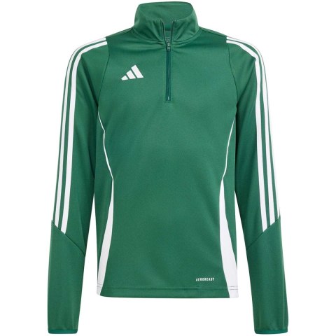 Bluza dla dzieci adidas Tiro 24 Training Top zielona IR9362 Adidas teamwear Bluza dla dzieci adidas Tiro 24 Training Top zielona IR9362 Adidas teamwear