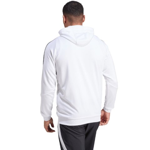 Bluza męska adidas Tiro 24 Training Hooded biała IR9399 Adidas teamwear Bluza męska adidas Tiro 24 Training Hooded biała IR9399 Adidas teamwear
