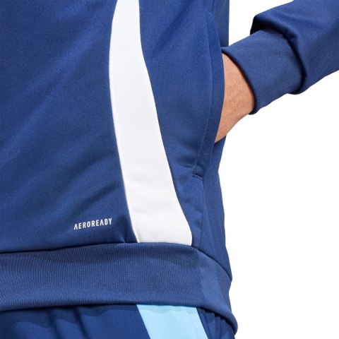 Bluza męska adidas Tiro 24 Training Hooded niebieska IR9398 Adidas teamwear Bluza męska adidas Tiro 24 Training Hooded niebieska IR9398 Adidas teamwear