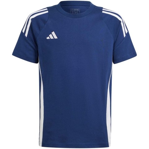 Koszulka dla dzieci adidas Tiro 24 Sweat Tee granatowa IR9357 Adidas teamwear Koszulka dla dzieci adidas Tiro 24 Sweat Tee granatowa IR9357 Adidas teamwear