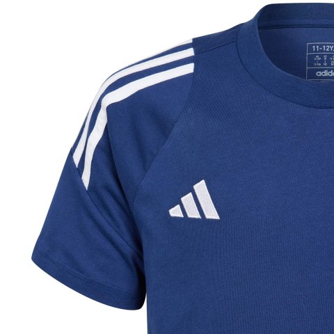Koszulka dla dzieci adidas Tiro 24 Sweat Tee granatowa IR9357 Adidas teamwear Koszulka dla dzieci adidas Tiro 24 Sweat Tee granatowa IR9357 Adidas teamwear