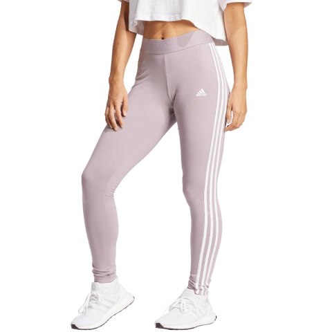 Legginsy damskie adidas Loungewear Essentials 3-Stripes różowe IR5347 Adidas Legginsy damskie adidas Loungewear Essentials 3-Stripes różowe IR5347 Adidas