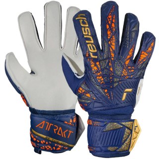Rękawice bramkarskie Reusch Attrak Solid granatowe 5470515 4410 Reusch