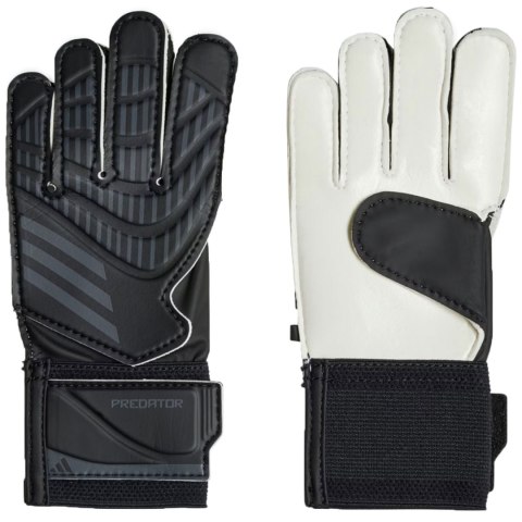 Rękawice bramkarskie dla dzieci adidas Predator Training czarno-białe IW6281 Adidas teamwear Rękawice bramkarskie dla dzieci adidas Predator Training czarno-białe IW6281 Adidas teamwear