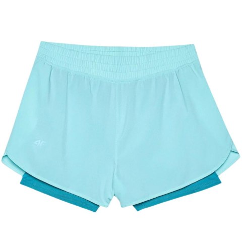 Spodenki damskie 4F FNK F497 niebieskie 4FWSS24TFSHF497 33S 4F Spodenki damskie 4F FNK F497 niebieskie 4FWSS24TFSHF497 33S 4F