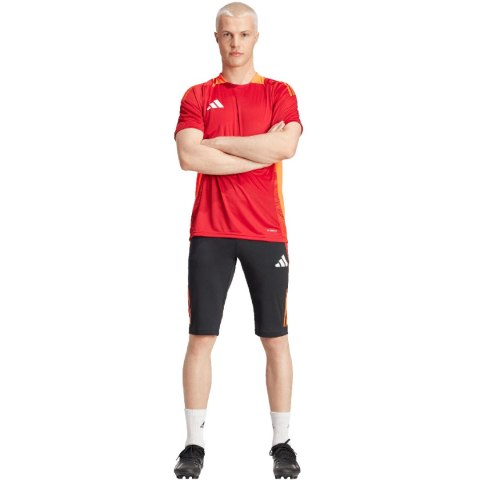 Spodenki męskie adidas Tiro 24 Competition 1/2 czarno-czerwone IR5491 Adidas teamwear