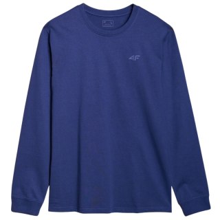 Koszulka męska 4F Longsleeve M432 granatowa 4FWMM00TLONM432 031S L 4F