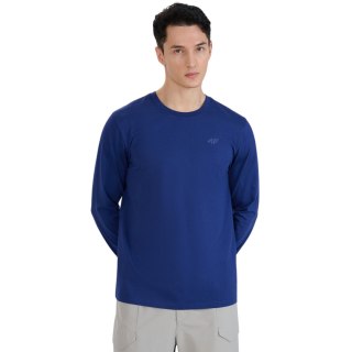 Koszulka męska 4F Longsleeve M432 granatowa 4FWMM00TLONM432 031S M 4F