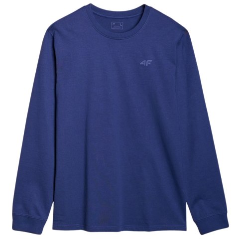 Koszulka męska 4F Longsleeve M432 granatowa 4FWMM00TLONM432 031S M 4F