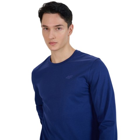 Koszulka męska 4F Longsleeve M432 granatowa 4FWMM00TLONM432 031S S 4F