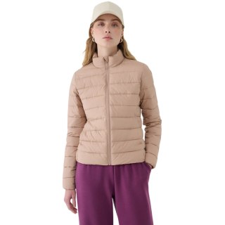 Kurtka damska pikowana 4F F533 beżowa 4FWSS25TDJAF533 83S XL 4F