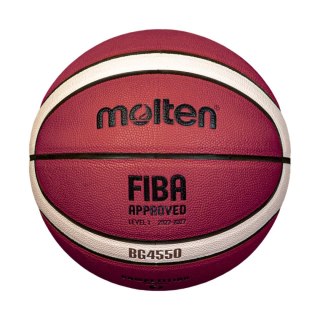 Piłka koszykowa Molten brązowa B7G4550 Fiba 7 Molten