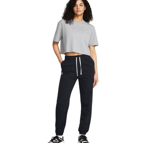 Spodnie damskie Under Armour Rival Terry Jogger czarne 1382735 002 M Under Armour