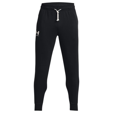 Spodnie męskie Under Armour Rival Terry Jogger czarne 1380843 001 S Under Armour