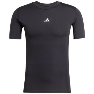 Koszulka męska adidas Techfit Short Sleeve Tee czarna JP4674 S Adidas teamwear
