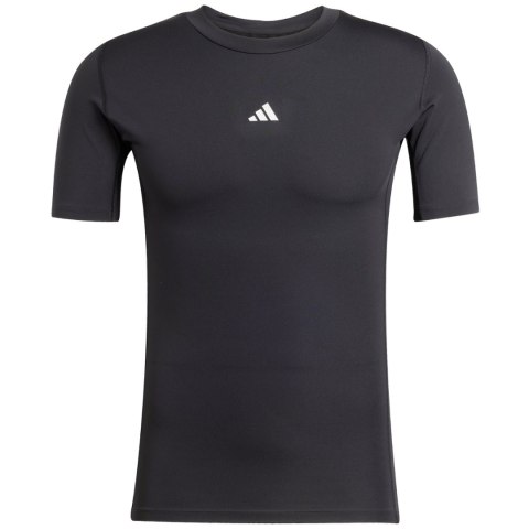 Koszulka męska adidas Techfit Short Sleeve Tee czarna JP4674 S Adidas teamwear