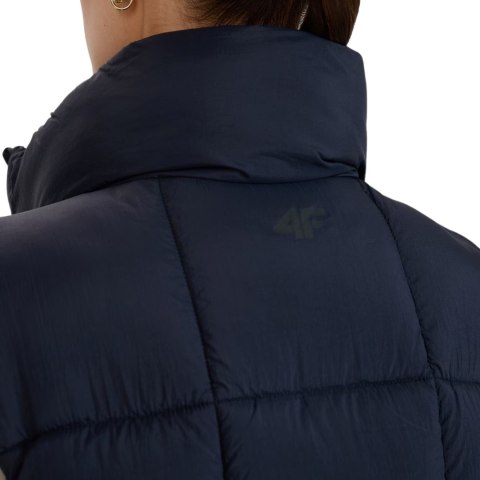 Kamizelka damska 4F F209 głęboka czerń 4FWSS25TVJAF209 20S L 4F