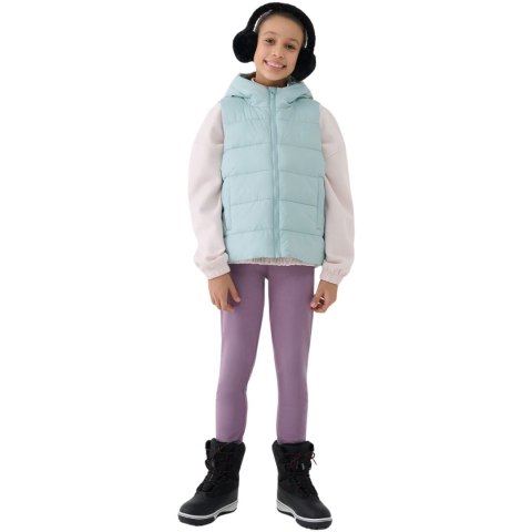 Kamizelka dla dziewczynki 4F F166 miętowa 4FJWSS25TVJAF166 47S 164cm 4F