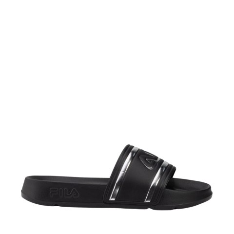 Klapki damskie Fila Morro Bay Logo czarno-szare FFW0102 83162 40 Fila