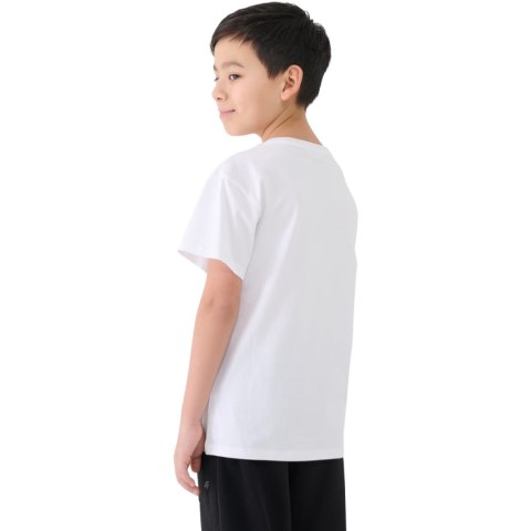 Koszulka dla chłopca 4F M2330 biała 4FJWMM00TTSHM2330 10S 140cm 4F