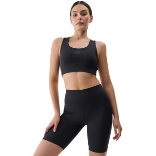 Legginsy damskie 4F F020 głęboka czerń 4FRSS25TFSTF020 20S M 4F