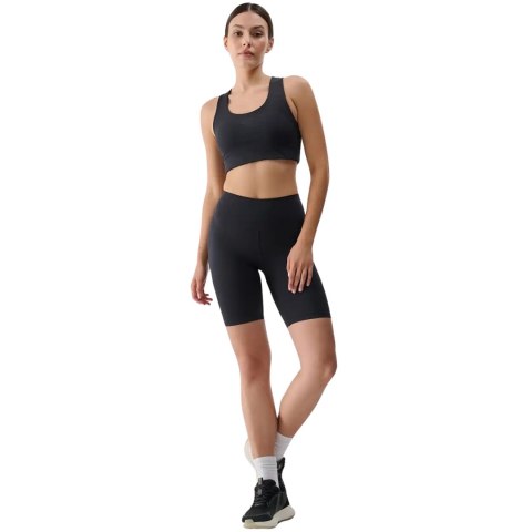 Legginsy damskie 4F F020 głęboka czerń 4FRSS25TFSTF020 20S M 4F