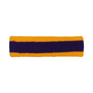 Opaska na głowę Nike Swoosh fioletowo-żółta N0001544730 Nike
