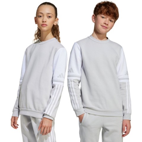 Bluza dla dzieci adidas Squadra 25 Sweat Crew szara JD4824 140cm Adidas teamwear