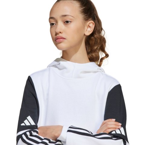 Bluza dla dzieci adidas Squadra 25 Sweat Hoody biała JD4807 140cm Adidas teamwear