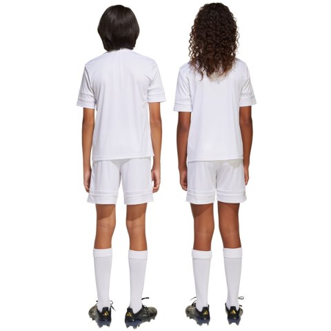 Spodenki dla dzieci adidas Squadra 25 białe JJ2423 128cm Adidas teamwear
