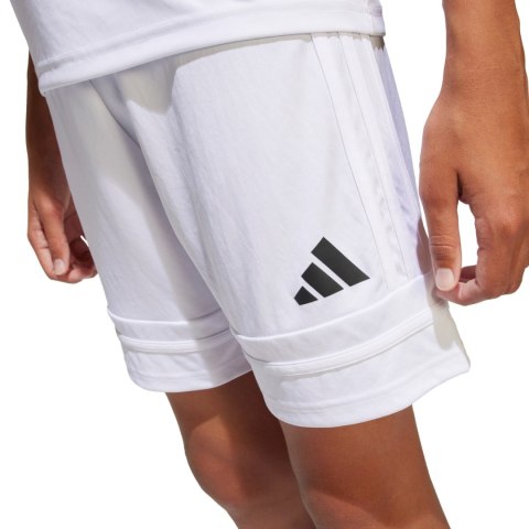 Spodenki dla dzieci adidas Squadra 25 białe JJ2423 128cm Adidas teamwear