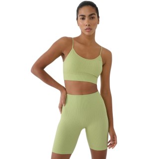 Stanik sportowy 4F F151 jasna zieleń 4FWSS25USBAF151 42S M/L 4F