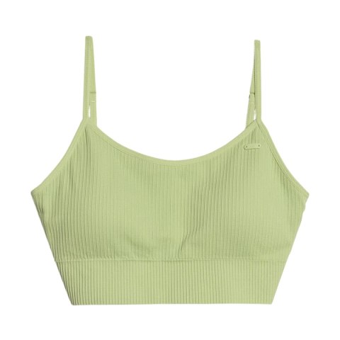 Stanik sportowy 4F F151 jasna zieleń 4FWSS25USBAF151 42S M/L 4F